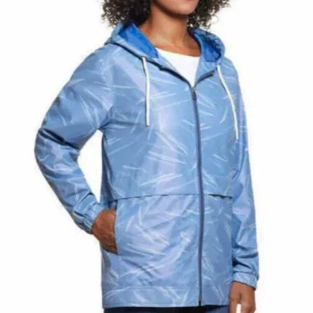 ORIGINAL WEATHERPROOF VINTAGE JACKET BLUE RAINCOAT HOODED XS NWOT